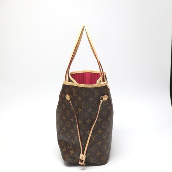 Louis Vuitton Neverfull MM Monogram Pivoine Tote Bag LV - Picture 3 of 11